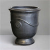 Image of Graphite French Ceramic Glazed Urn