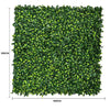 Image of Artificial Jasmine Hedge 1m x 1m Plant Wall Screen Panel UV Stabilised Dimensions