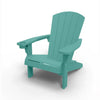 Image of Teal Adirondack chair on a white background