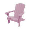 Image of Pink Adirondack chair on a white background