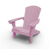 Image of Pink Adirondack chair on a white background