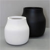 Image of Lightweight Sierra Caneco Pots White and Black Together