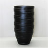 Image of Tall Black Sierra Lightweight Circulum Pot Planter