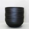 Image of Sierra Lightweight Circulum Pot Planter Medium Black