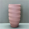 Image of Pink Salt Tall Sierra Lightweight Circulum Pot Planter