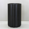 Image of Sierra Vattra Fluted Cylinder Pot Large Black