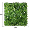 Image of Artificial White Oasis Vertical Garden 1m x 1m Plant Wall Screening Panel UV Protected Dimensions