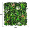 Image of Wild Tropics Artificial Vertical Garden Panel Dimensions