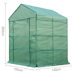 1.4m x 1.55m Walk In Greenhouse