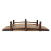 Image of 160cm Outdoor Wooden Rustic Bridge