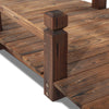 Image of 160cm Outdoor Wooden Rustic Bridge