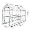 Image of 1.9m x 1.2m Transparent Walk In Green House
