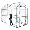 Image of 1.9m x 1.2m Transparent Walk In Green House