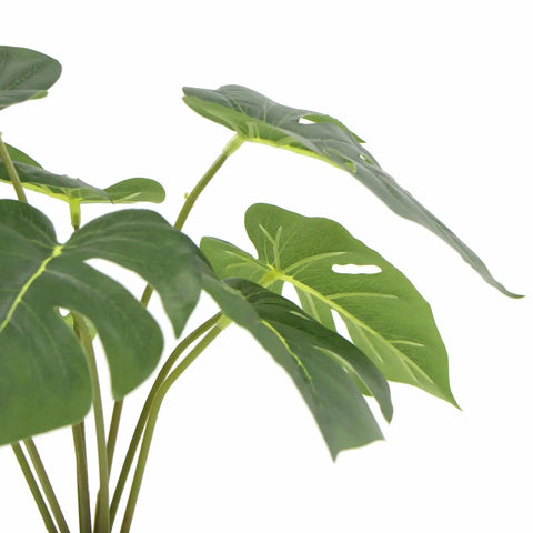 Potted Artificial Split Philodendron Plant With Real Touch Leaves 35cm