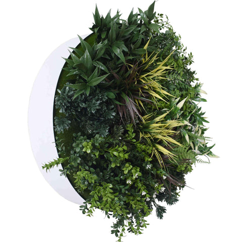 60cm Outdoor Artificial Green Wall Disc UV Stabilised