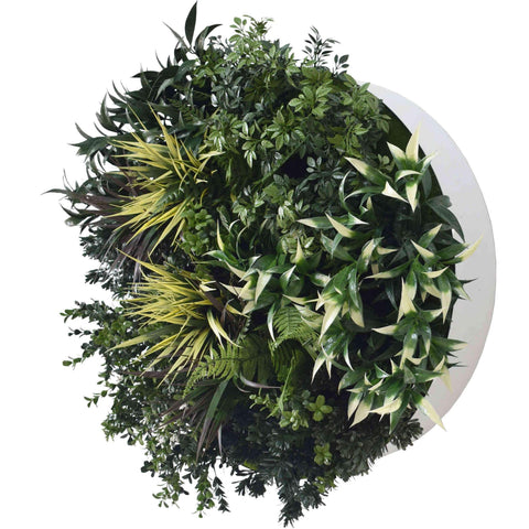 60cm Outdoor Artificial Green Wall Disc UV Stabilised