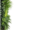 Image of Side Profile Of The Artificial Country Fern Recycled Vertical Garden Panel