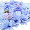 Image of Artificial Flower Wall Backdrop Panel 40cm X 60cm Faux Purple Lilac