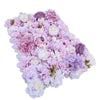 Image of Artificial Flower Wall Backdrop Panel 40cm X 60cm Faux Pink
