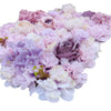 Image of Artificial Flower Wall Backdrop Panel 40cm X 60cm Faux Pink