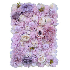 Artificial Flower Wall Backdrop Panel 40cm X 60cm Faux Pink