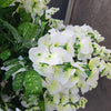 Image of Artificial Flowering Wisteria White 185cm