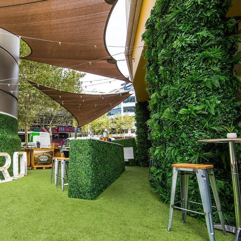 Green Tropics Artificial Greenwall Installed In Bar
