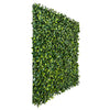 Image of Angled Side View Of The Artificial Jasmine Hedge Plant Wall Panel on white background