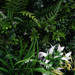 Artificial Lush Forest 1m x 1m Plant Wall Panel UV Stabilised