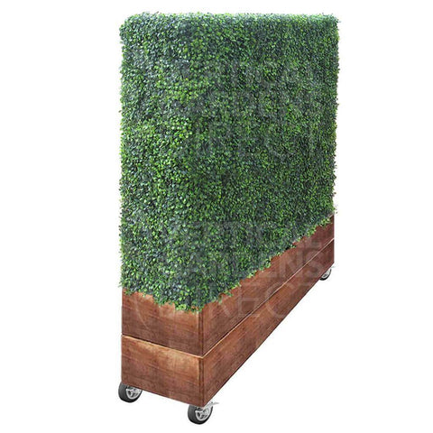 Artificial Mixed Boxwood Freestanding Hedge 1.5m x 1.5m x 30cm UV Stabilised