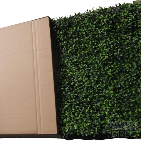 Artificial Mixed Boxwood Freestanding Hedge 1m x 50cm x 30cm UV Stabilised