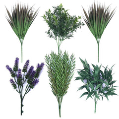 Artificial Native Plant Stems Variety Pack, UV Stabilised