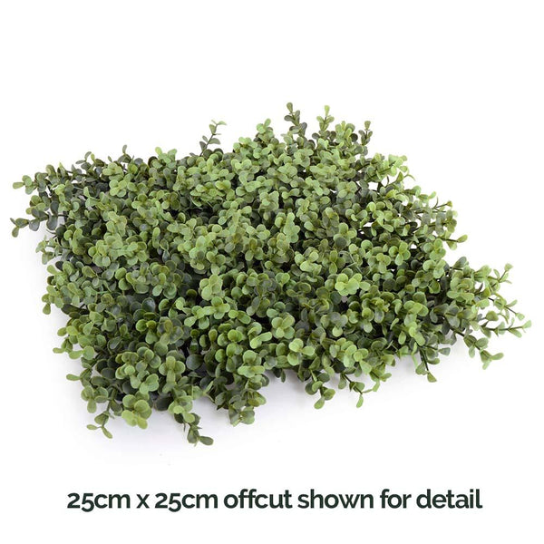 Artificial Natural Buxus Freestanding Hedge 2m x 1m x 30cm UV Stabilis