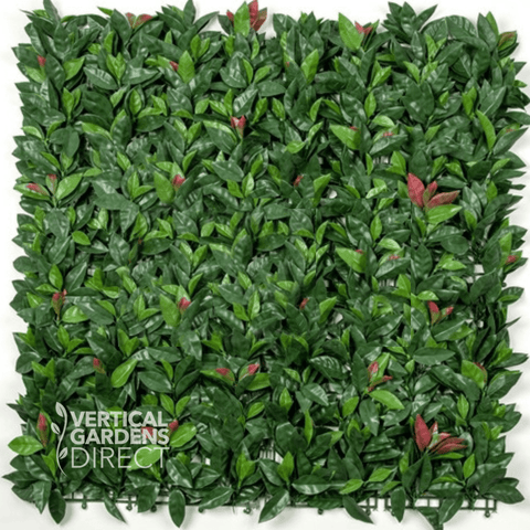 Artificial Photinia Hedge 1m x 1m Plant Wall Screening Panel UV Protected