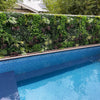 Image of Artificial Premium Fern & Grass Vertical Garden Installed On a Fence Next to a pool