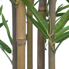 Artificial Real Touch Bamboo Leaves On Natural Trunk 180cm
