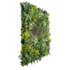 Image of Angled Side View Of Artificial Vertical Garden of Eden 1m x 1m Bespoke UV Stabilised Panel