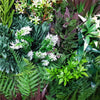 Image of Artificial White Lavender 90cm x 90cm Vertical Garden UV Stabilised