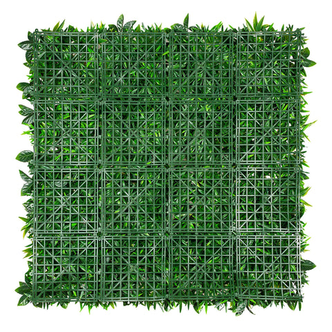 Artificial White Oasis Vertical Garden 1m x 1m Plant Wall Screening Panel UV Protected