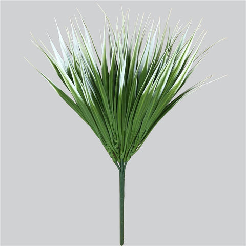 Artificial White Tipped Grass Stem 35cm UV Stabilised