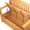 Image of Gardeon 2 Seat Wooden Outdoor Storage Bench