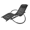 Image of Gardeon Foldable Orbital Rocking Chair - Black