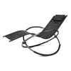 Image of Gardeon Foldable Orbital Rocking Chair - Black