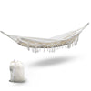 Image of Gardeon Hammock With Hanging Tassels - Cream