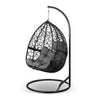 Image of Gardeon Outdoor Hanging Egg Chair Swing - Black
