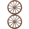 Image of Gardeon Outdoor Wooden Wagon Wheel Set of 2