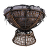 Image of Gardeon Papasan Wicker Chair and Side Table Set