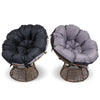 Image of Gardeon Papasan Wicker Chair and Side Table Set