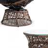 Image of Gardeon Papasan Wicker Chair and Side Table Set