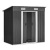 Image of Giantz 1.94 x 1.21m metal Base Garded Shed - Grey